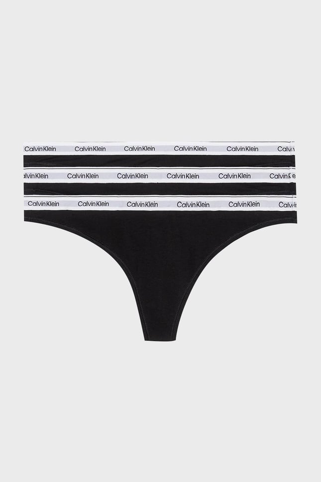 Calvin Klein Calvin Kleın Kadın Marka Logolu Rahat Kesim Siyah Külot 000QD5209E-UB1