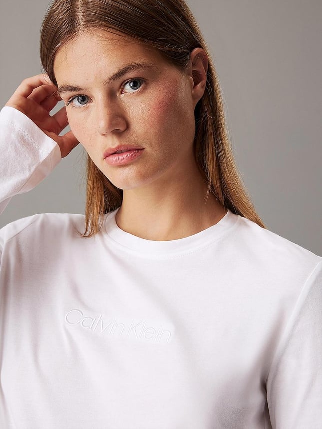 Calvin Klein Kadın Yüksek Bel Relaxed Fit Çizgili Geniş Paça Siyah Spor Eşofman Takımı 000QS7420E-SN1