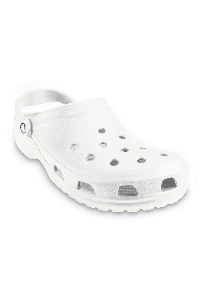 Crocs UNISEX Marka Logolu Rahat Taban Beyaz Terlik 10001-100