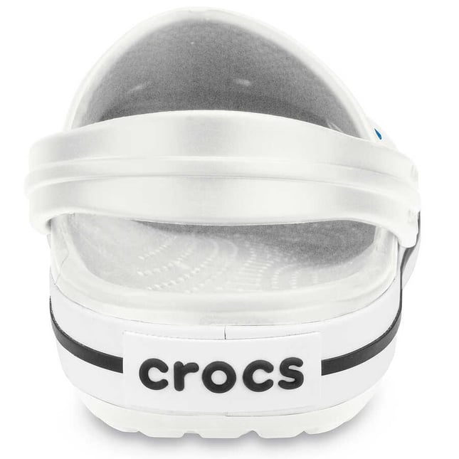 Crocs UNISEX Renkli Logo Detaylı Günlük Beyaz Terlik 11016-100