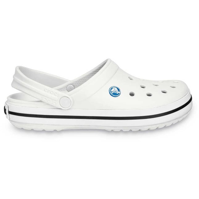 Crocs UNISEX Renkli Logo Detaylı Günlük Beyaz Terlik 11016-100