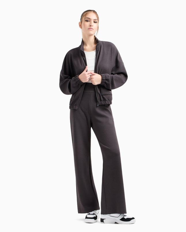 Ea7 Kadın Normal Kesim Halter Yaka Dokuma Kumaş Ekru Atlet 7W000251 AF12956-U1079