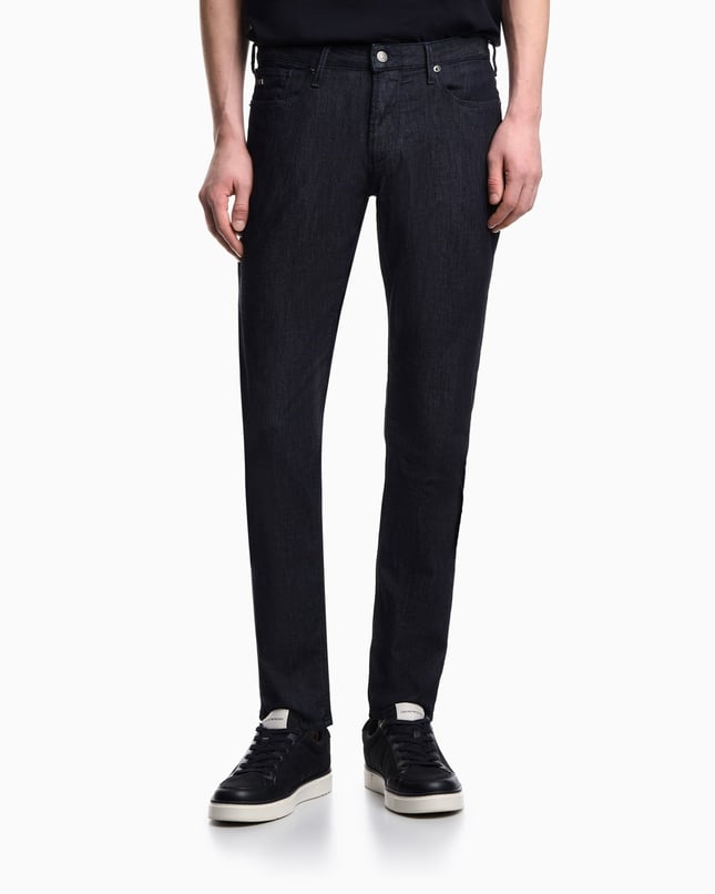Emporıo Armani Erkek Dokuma Kumaş  Normal Bel  Düz Model Lacivert Jeans EM000121 AF22814-MB001
