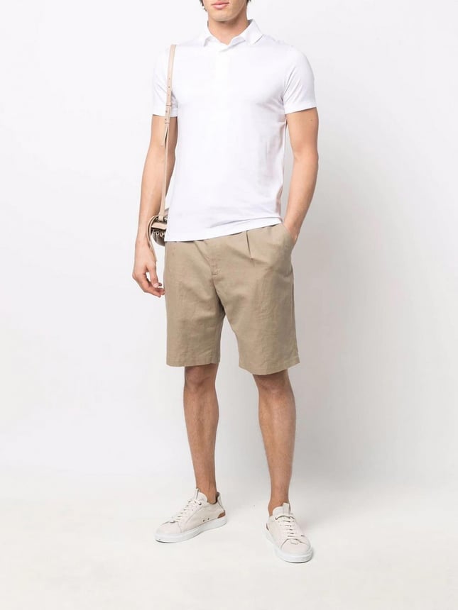 Emporio Armani Emporıo Armani Erkek Logolu Kısa Kollu Pamuklu Beyaz Polo Yaka T-Shirt 8N1F98 1JUVZ-0100