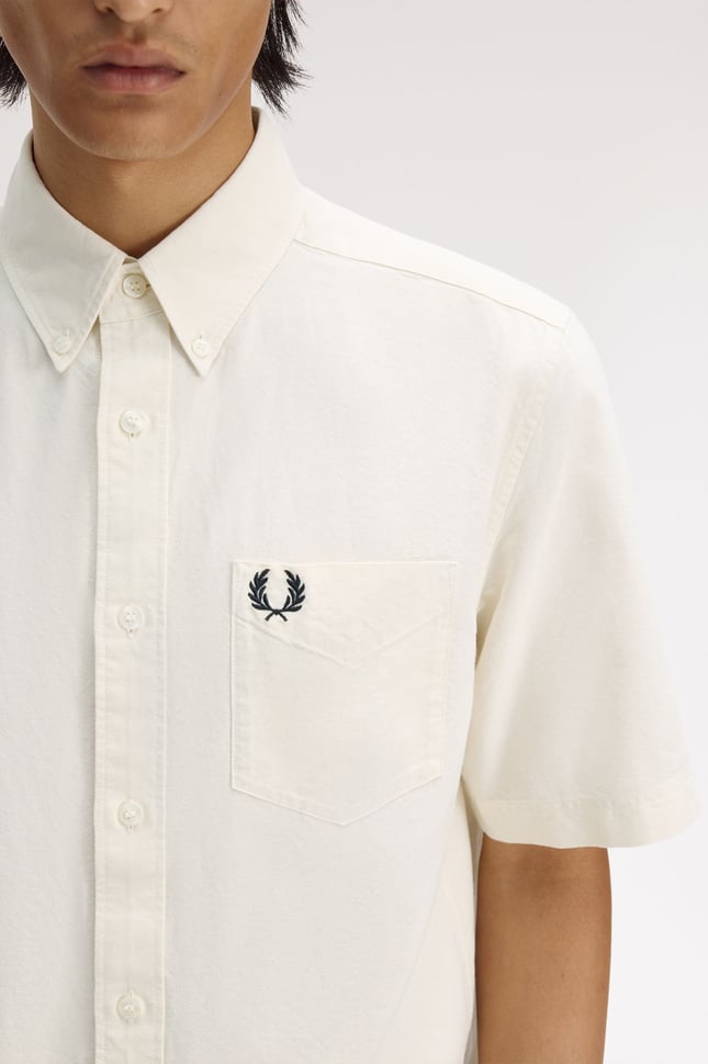 Fred Perry Erkek Ekru Gömlek M8730-S70