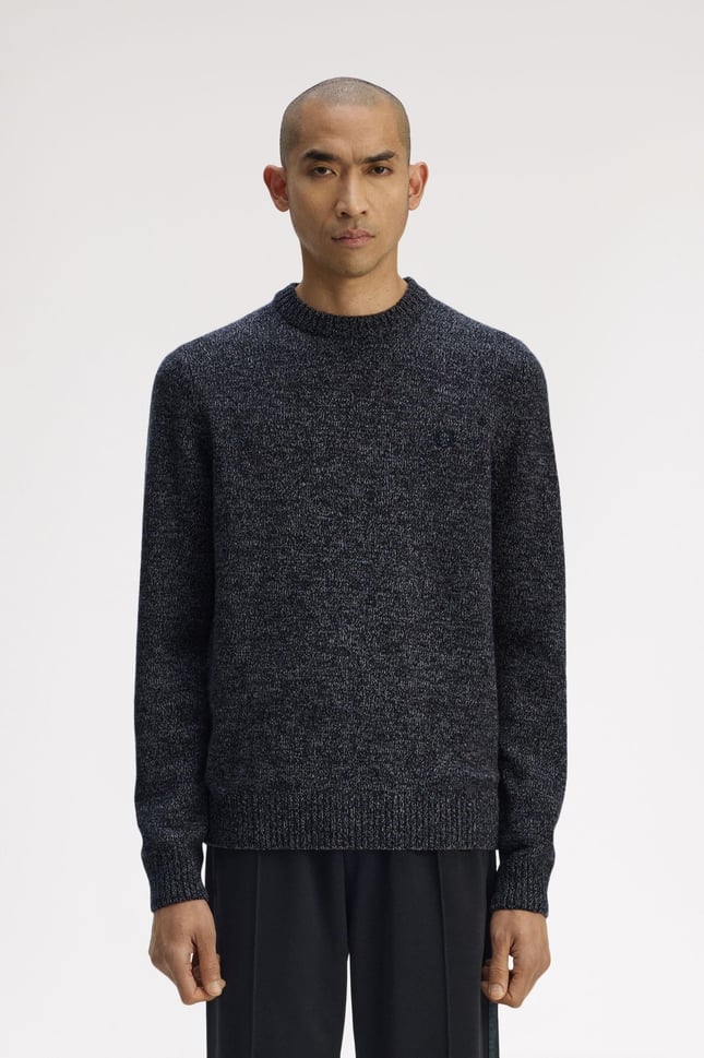 Fred Perry Erkek Örme Kumaş Normal Kesim Lacivert Hırka K1549-52A