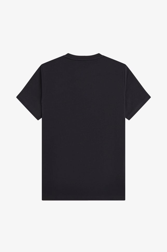 Fred Perry Erkek Regular Fit Pamuklu Kısa Kollu Siyah Kazak M3411-102
