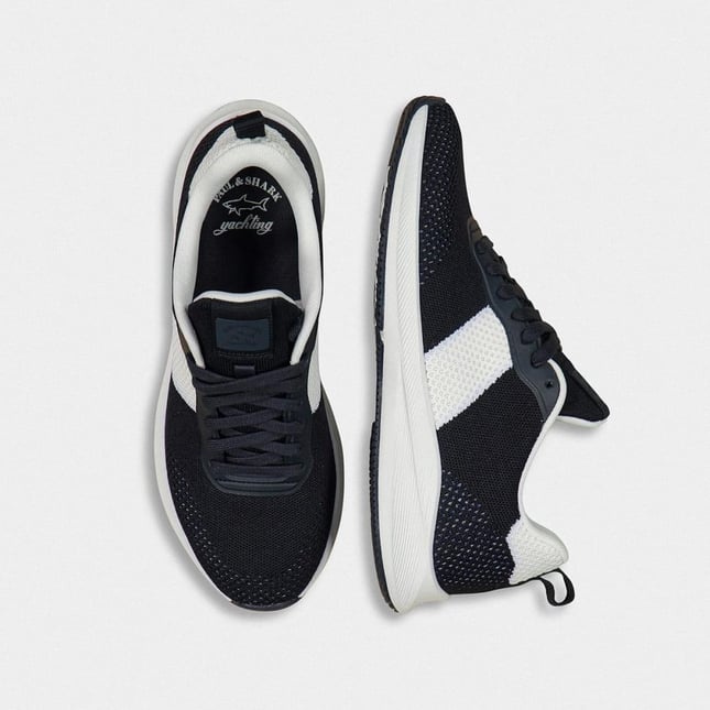 Paul Shark Erkek Günlük kullanım Düz ve Kısa Topuklu Lacivert Sneaker 23418010-013