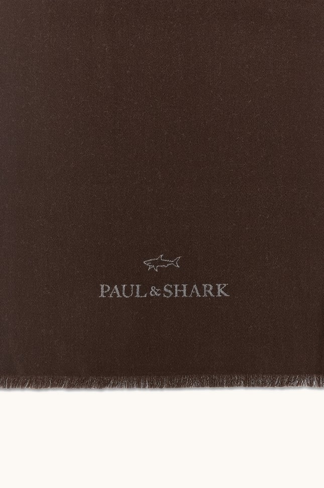 Paul Shark Erkek İkonik Tarz Yün Kahverengi-Gri Atkı 14317006-R23