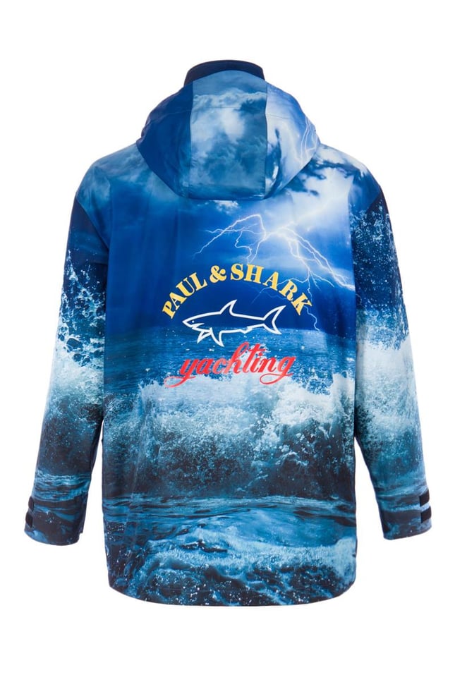 Paul Shark Erkek Marka Logo Detaylı Regular Fit Uzun Kollu Lacivert Kaban P20P2255-100