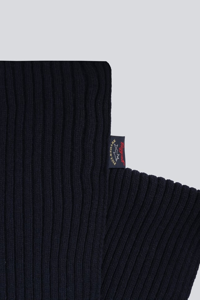 Paul Shark Erkek Marka Logo Baskılı Lacivert Fular 11317031-050