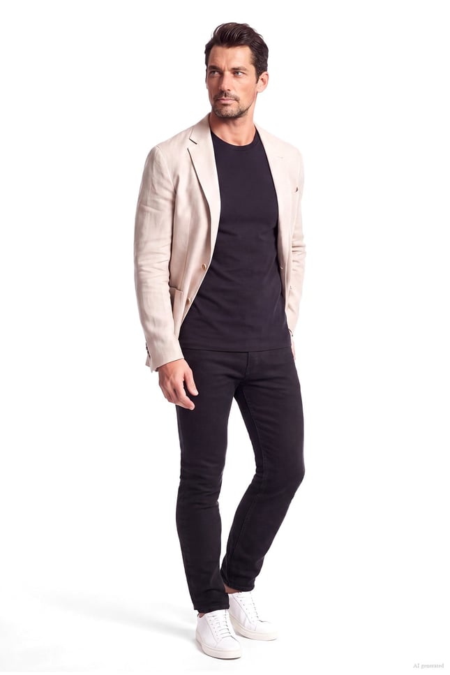 Paul Shark Erkek Normal Kalıp Düz Paça Esnek Denim Siyah Pantolon 16314143-J11