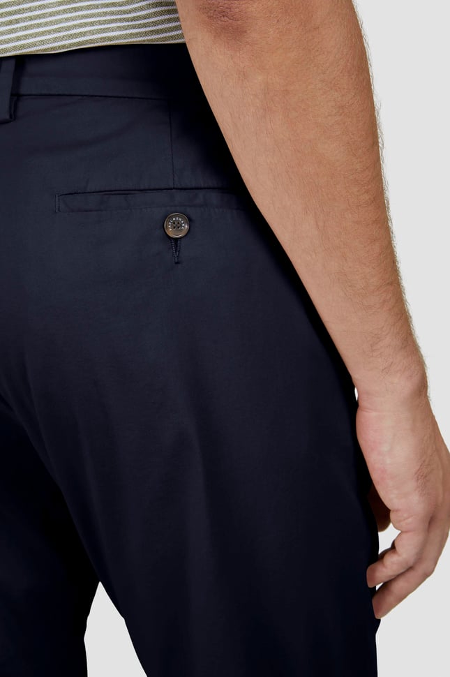 Paul Shark Erkek Regular Fit Normal Bel Daralan Paça Pamuklu Lacivert Pantolon 25414043-013