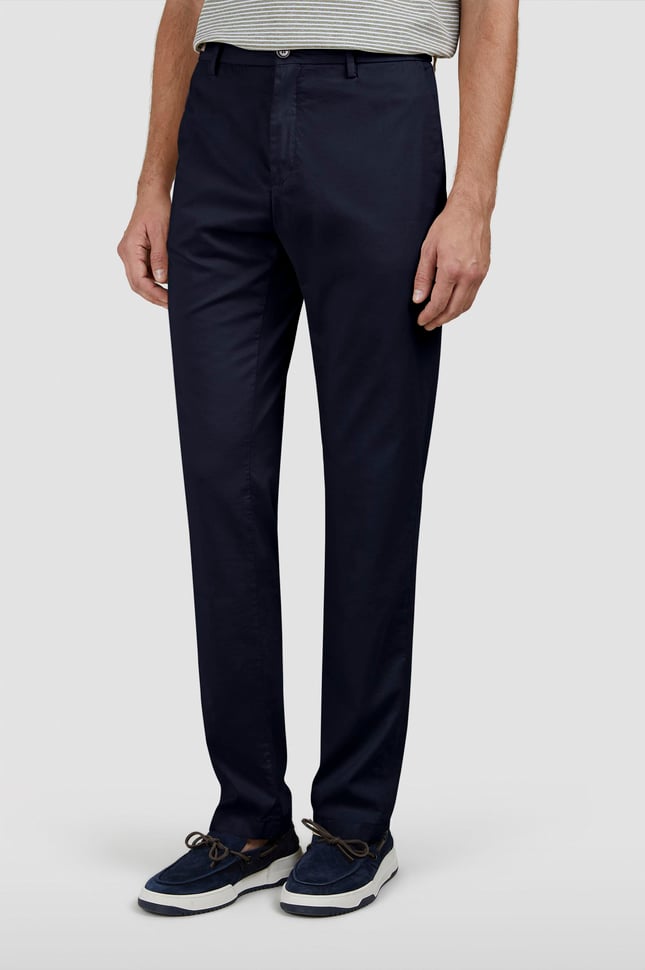 Paul Shark Paul Shark Erkek Regular Fit Normal Bel Daralan Paça Pamuklu Lacivert Pantolon 25414043-013