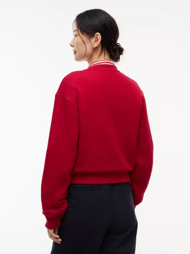 Tommy Hilfiger Kadın Regular Fit Bisiklet Yaka Uzun Kollu Kırmızı Sweatshirt WW0WW51598-XKC