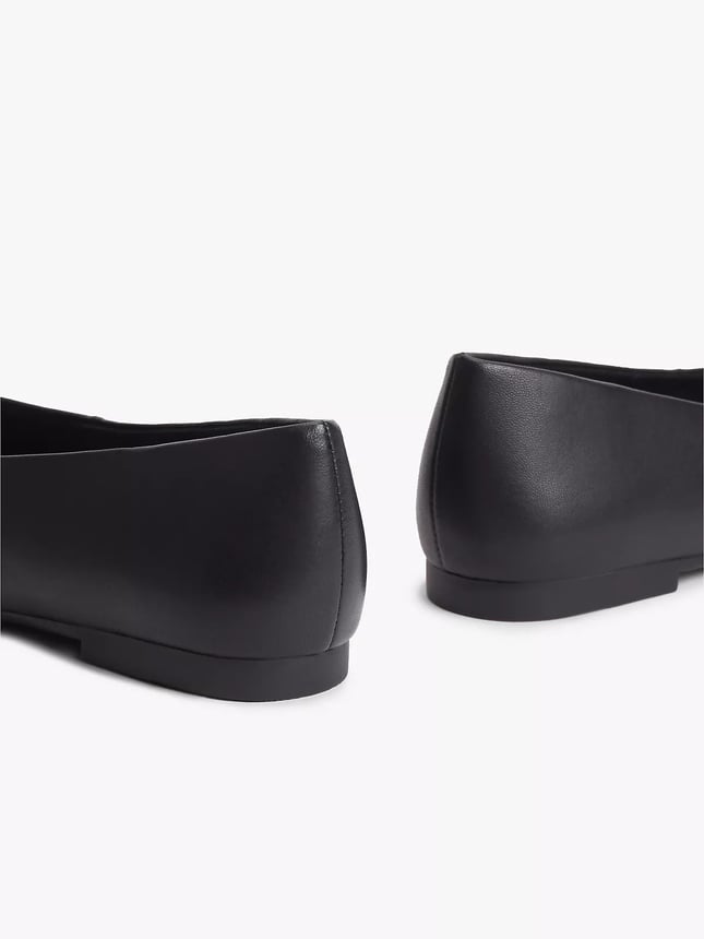 Tommy Hilfiger Kadın Yuvarlak Burunlu Deri Siyah Espadril FW0FW09374-BDS
