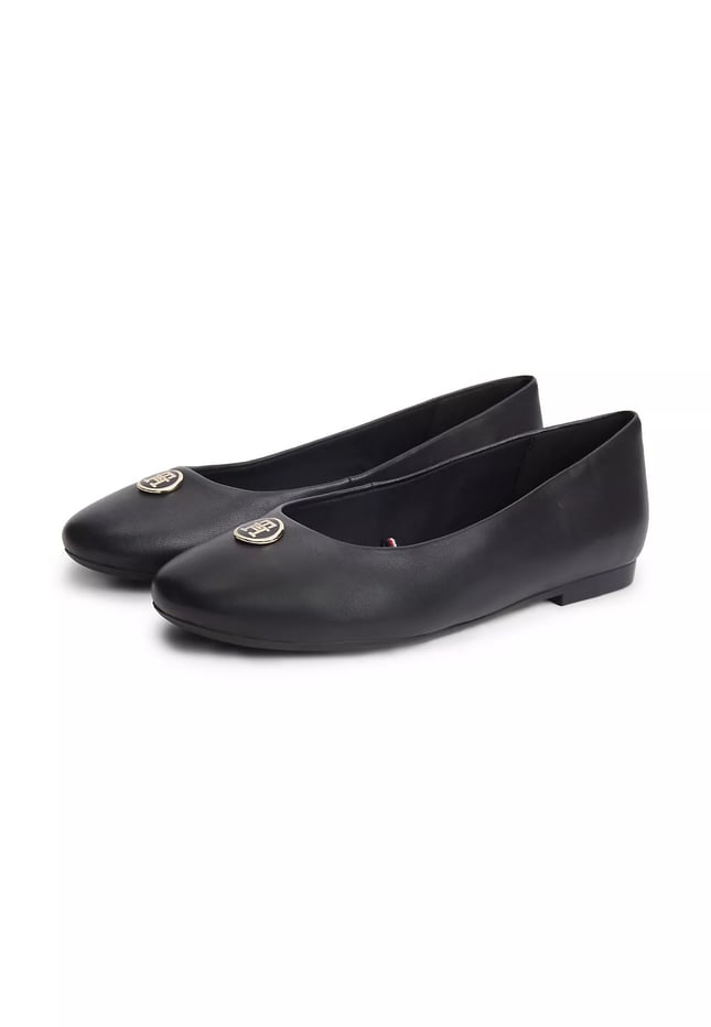 Tommy Hilfiger Kadın Yuvarlak Burunlu Deri Siyah Espadril FW0FW09374-BDS