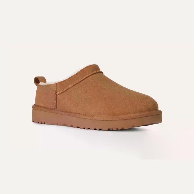 UGG Kadın Rahat Düşük Taban Süet Üst Yüzeyli Taba Terlik 1173891-CHESTNUT
