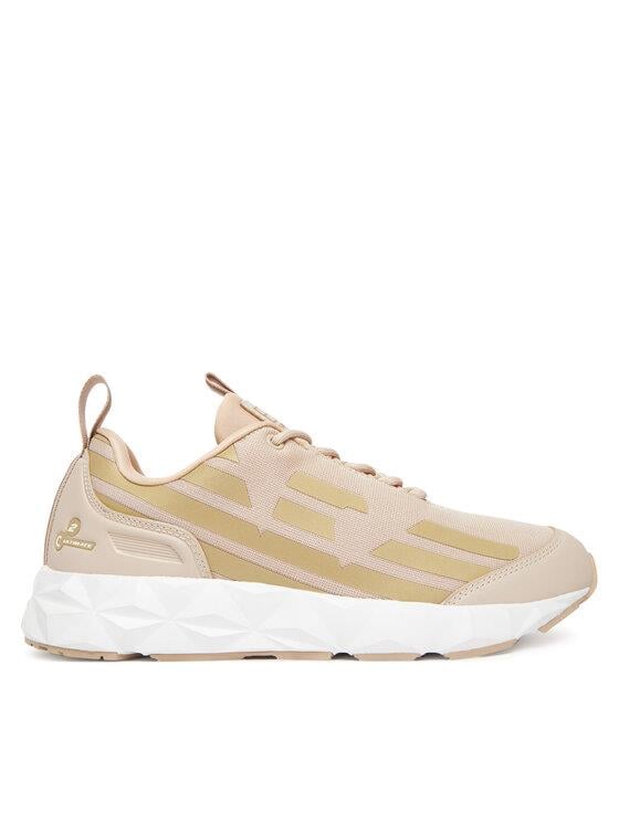 EA7 Ea7 Erkek Hafif Yüksek Taban Kartal Logolu Bej Sneaker X8X217 XK433-M1136