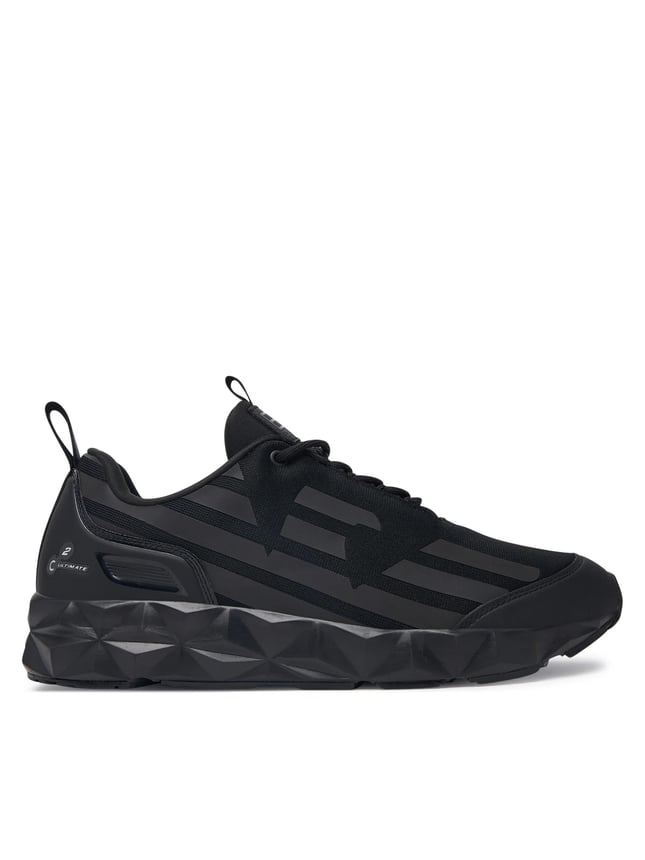 EA7 Ea7 Erkek Hafif Yüksek Taban Kartal Logolu Siyah Sneaker X8X217 XK433-MC061