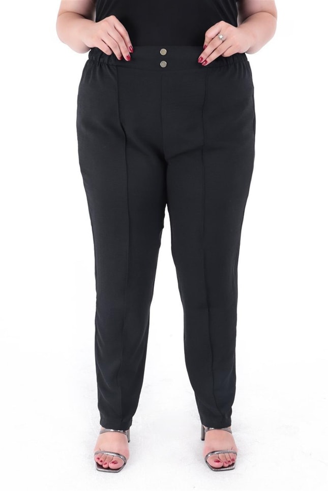 Büyük Beden Beatrıx-01 Pantolon Siyah