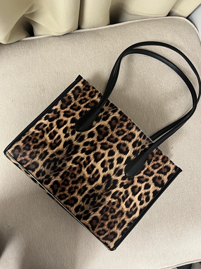 Lisa Leopar Desen Çanta