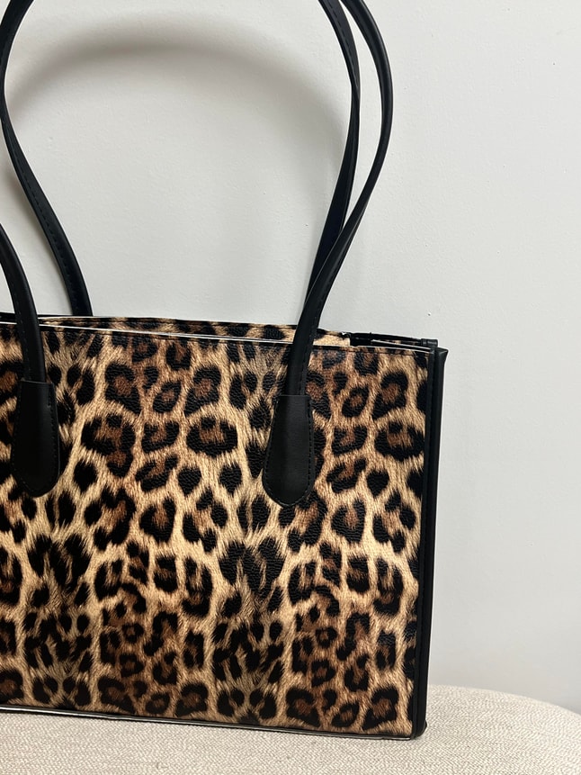 Lisa Leopar Desen Çanta