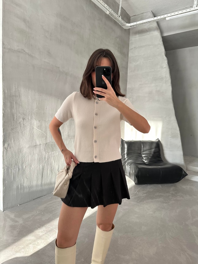 Mona Taşlı Lux Triko