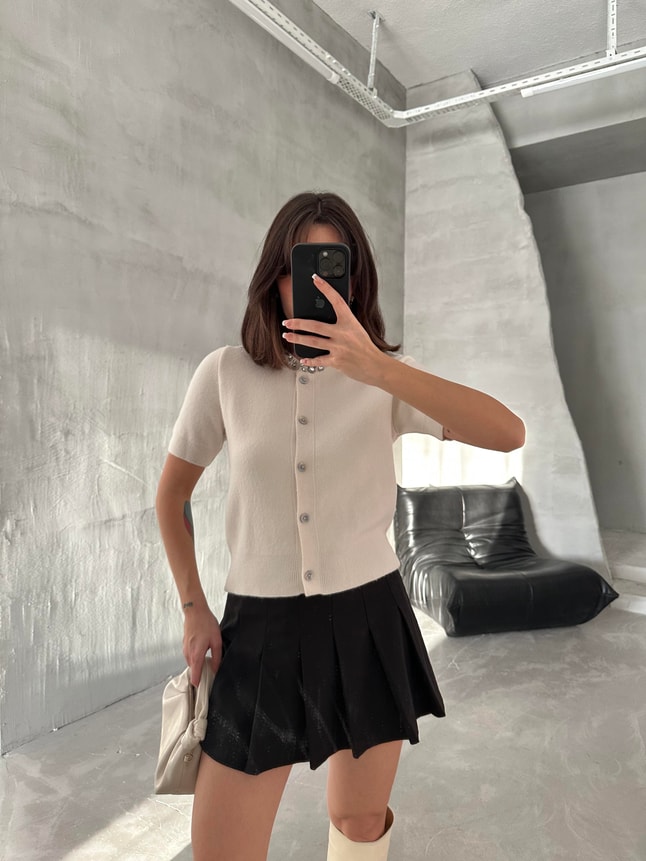 Mona Taşlı Lux Triko
