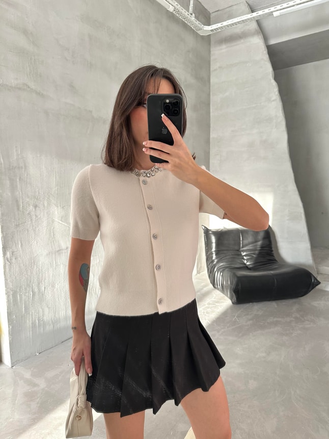 Mona Taşlı Lux Triko