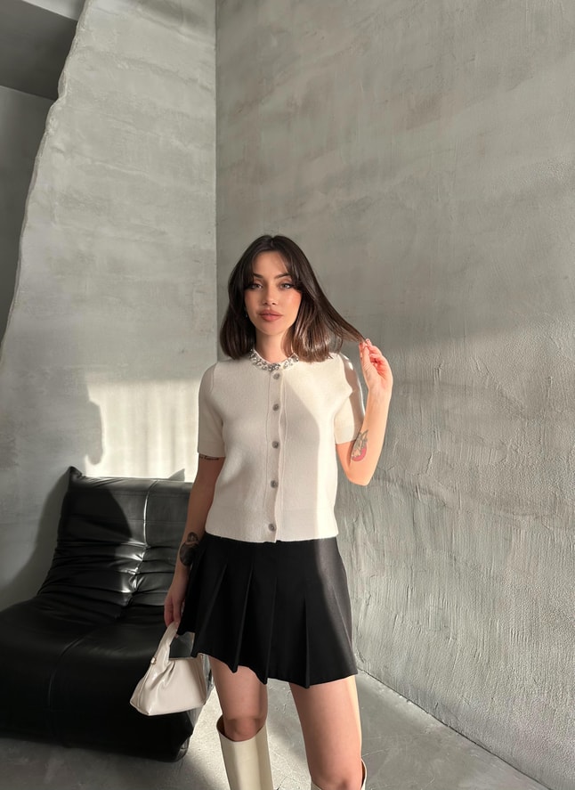 Mona Taşlı Lux Triko