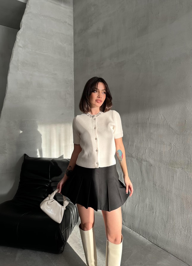 Mona Taşlı Lux Triko