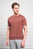 Morven Erkek Kiremit Trend  Polo Yaka Dinamik Fit Rahat Kesim T-Shirt