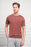 Morven Erkek Kiremit Trend  Polo Yaka Dinamik Fit Rahat Kesim T-Shirt