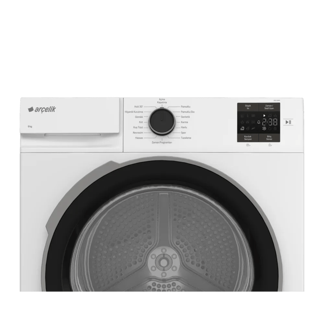 Arçelik 802 KMX 8 Kg Kurutma Makinesi