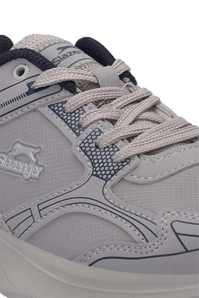 Slazenger Sa24Rk001-201 Gıma Grı / Lacıvert Garson Kosu Ayakkabısı