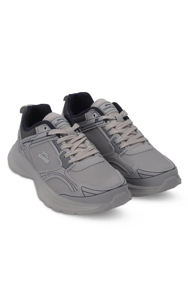 Slazenger Sa24Rk001-201 Gıma Grı / Lacıvert Garson Kosu Ayakkabısı