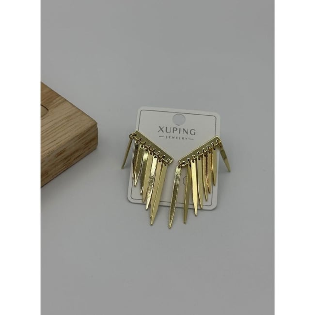 Stick gold küpe