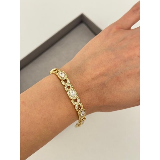 Taşlı peraforyou 14 K bileklik