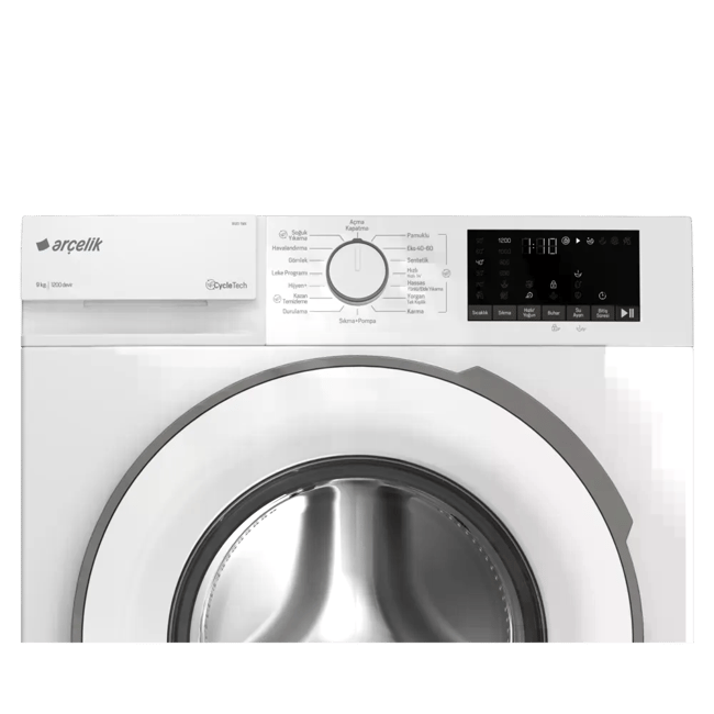 Arçelik 9120 TMX 9 Kg Çamaşır Makinesi