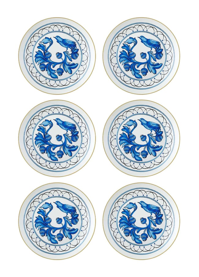 The Mia Azul Pasta Tabağı 6 Kişilik