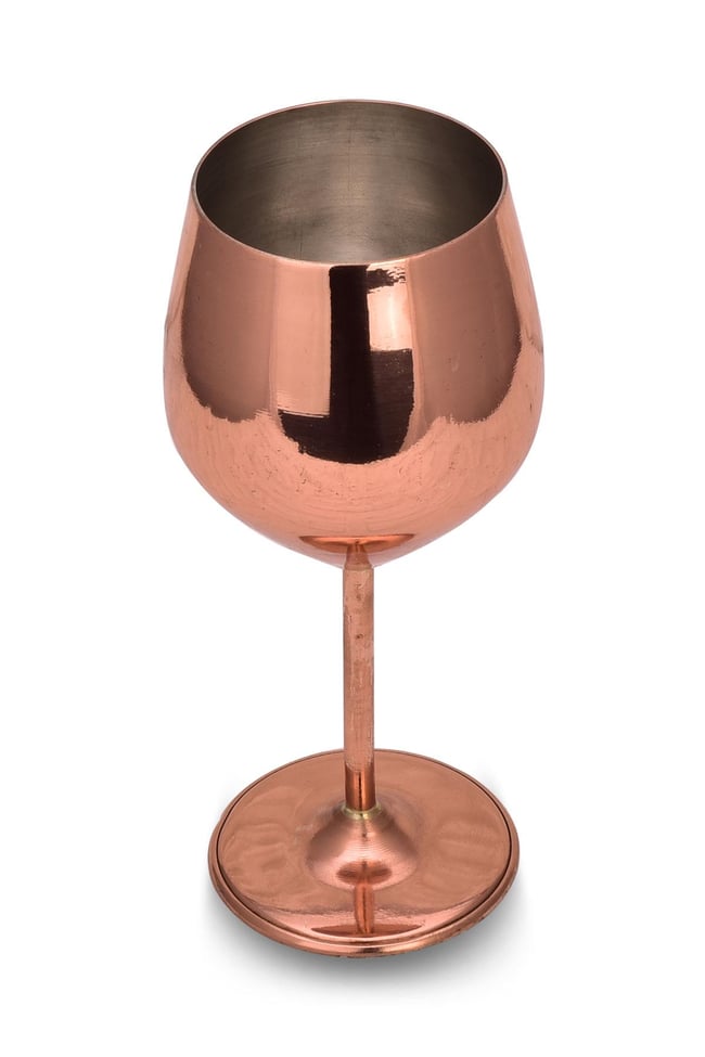 Cobper Premium Collection Şahım Gall Bakır Şarap Kadehi 500ml 2li Set