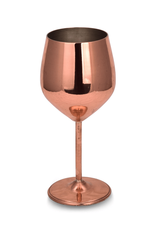 Cobper Premium Collection Şahım Gall Bakır Şarap Kadehi 500ml 2li Set