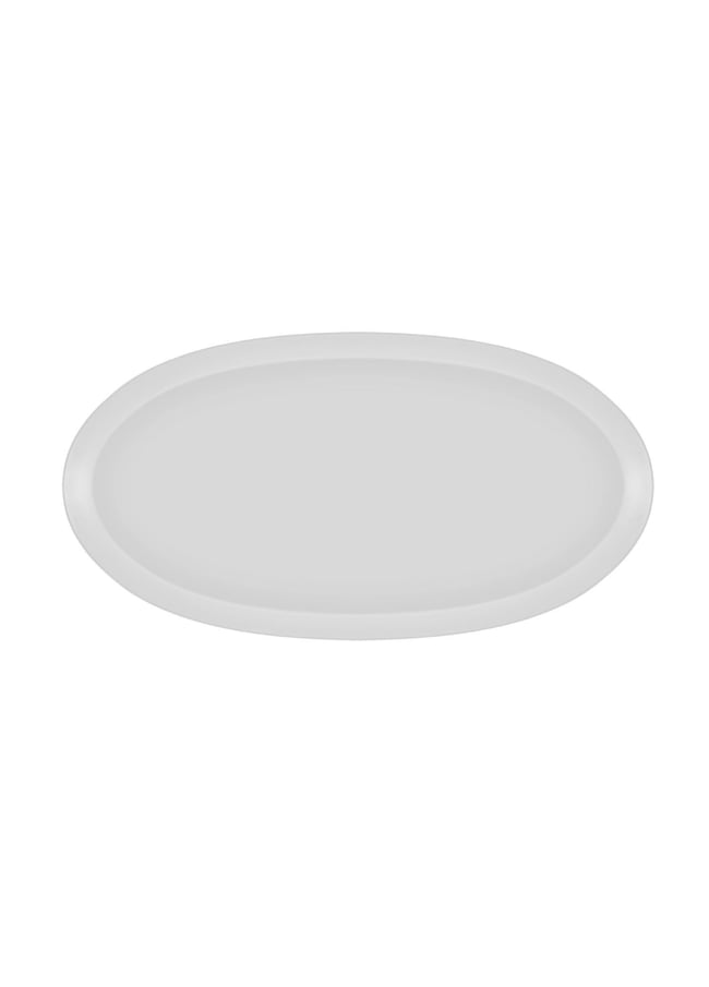 The Mia Cotta Limoges Oval Servis Beyaz 43x22 cm