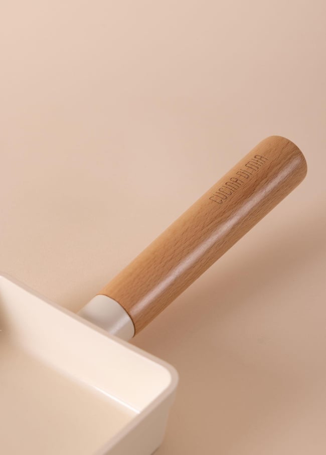 The Mia Cucina Di Mia Dikdörtgen Omlet Tavası 14x9 cm