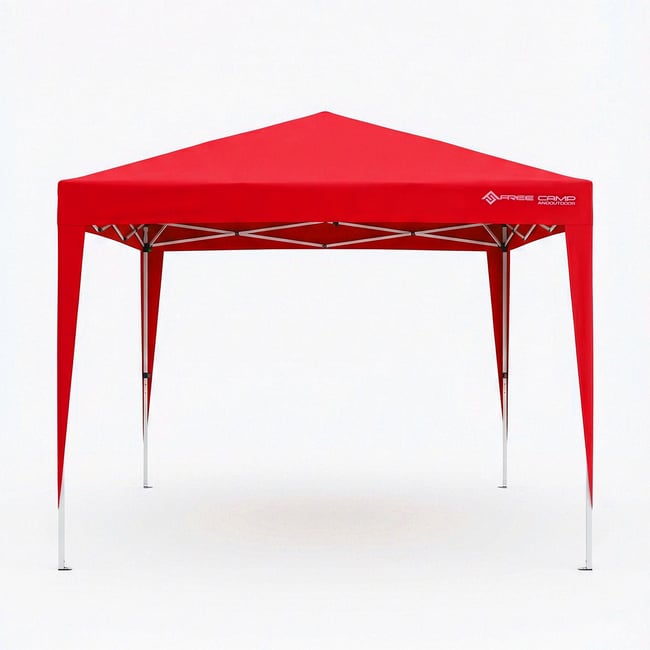 FreeCamp Sevilla AND1024 300x300cm Polyester Otomatik Tente-KIRMIZI