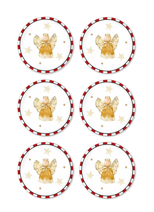 The Mia Globe Pasta Tabağı 6 Lı Set 19 cm NEW029