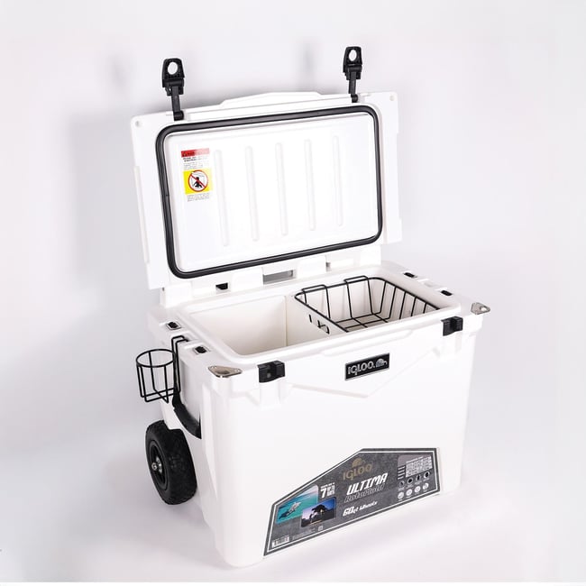 IGLOO Ultima 60 Qt Tekerlekli RotoMold Buzluk 57 Litre