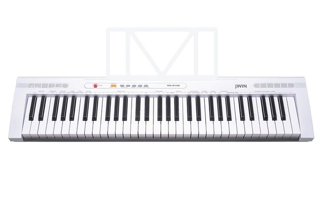Jwin MK-6146 61 Tuşlu Elektronik Org (Mikrofon ve Adaptör Hediye) - Beyaz