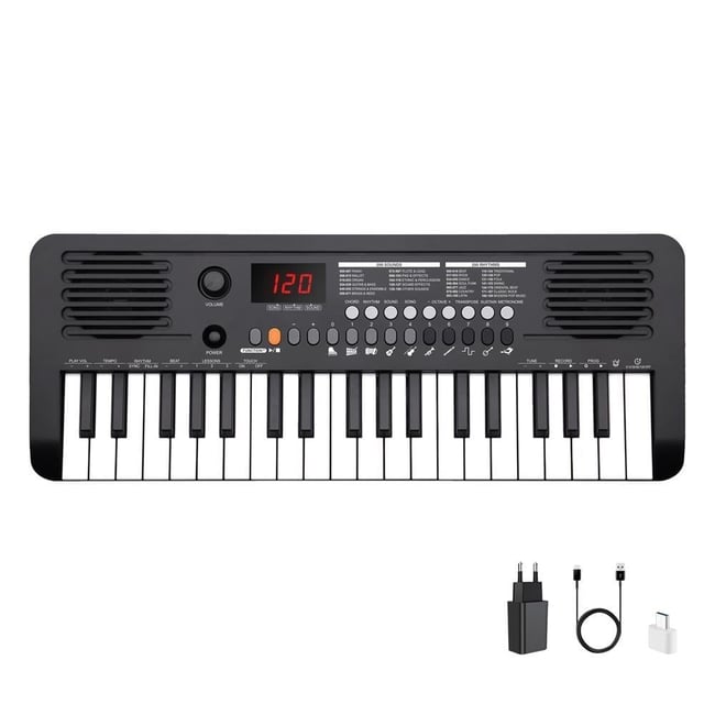 Jwin Sapphire MK-1537 37 Tuş Hassasiyetli Org (Adaptör Hediye) - Siyah